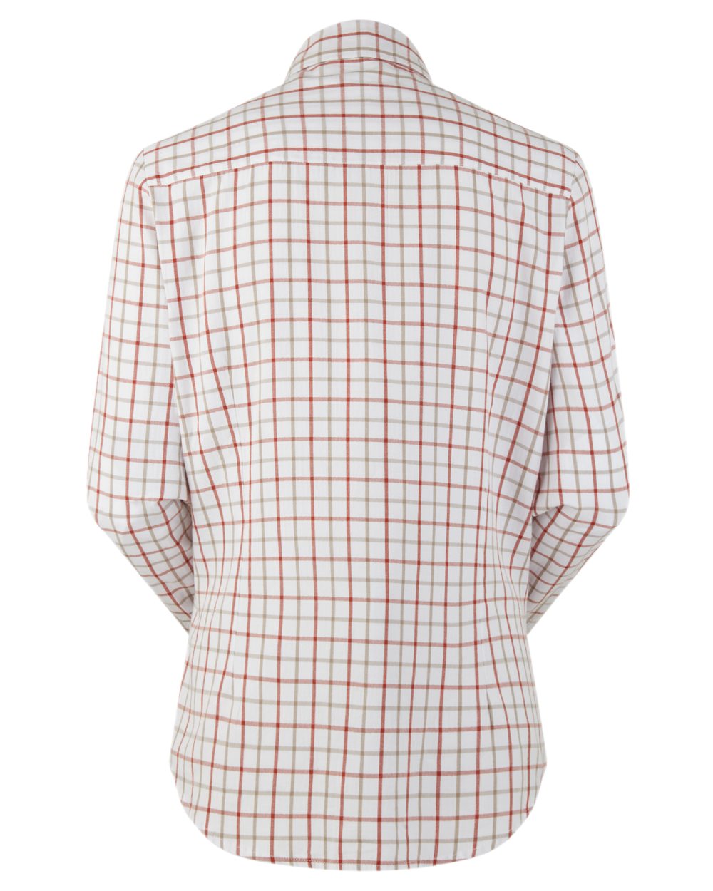 Russet Roasted Cashew coloured Ridgeline Womens Sedgebrook Shirt on white background #colour_russet-roasted-cashew