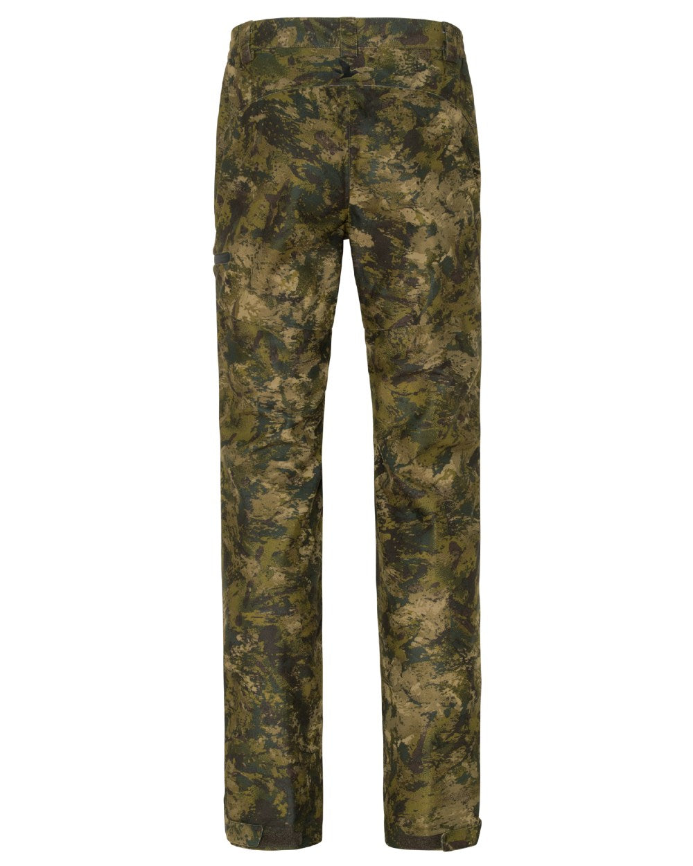 InVis Green Coloured Seeland Avail Camo Trousers on white background #colour_invis-green
