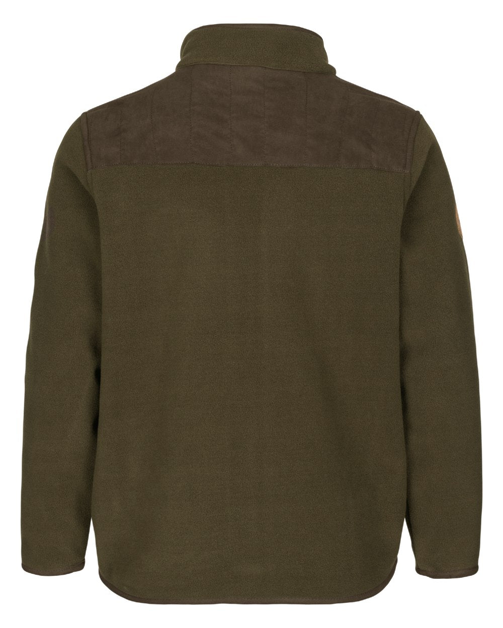 Pine Green Coloured Seeland Childrens Bolt Fleece Jacket on white background #colour_pine-green
