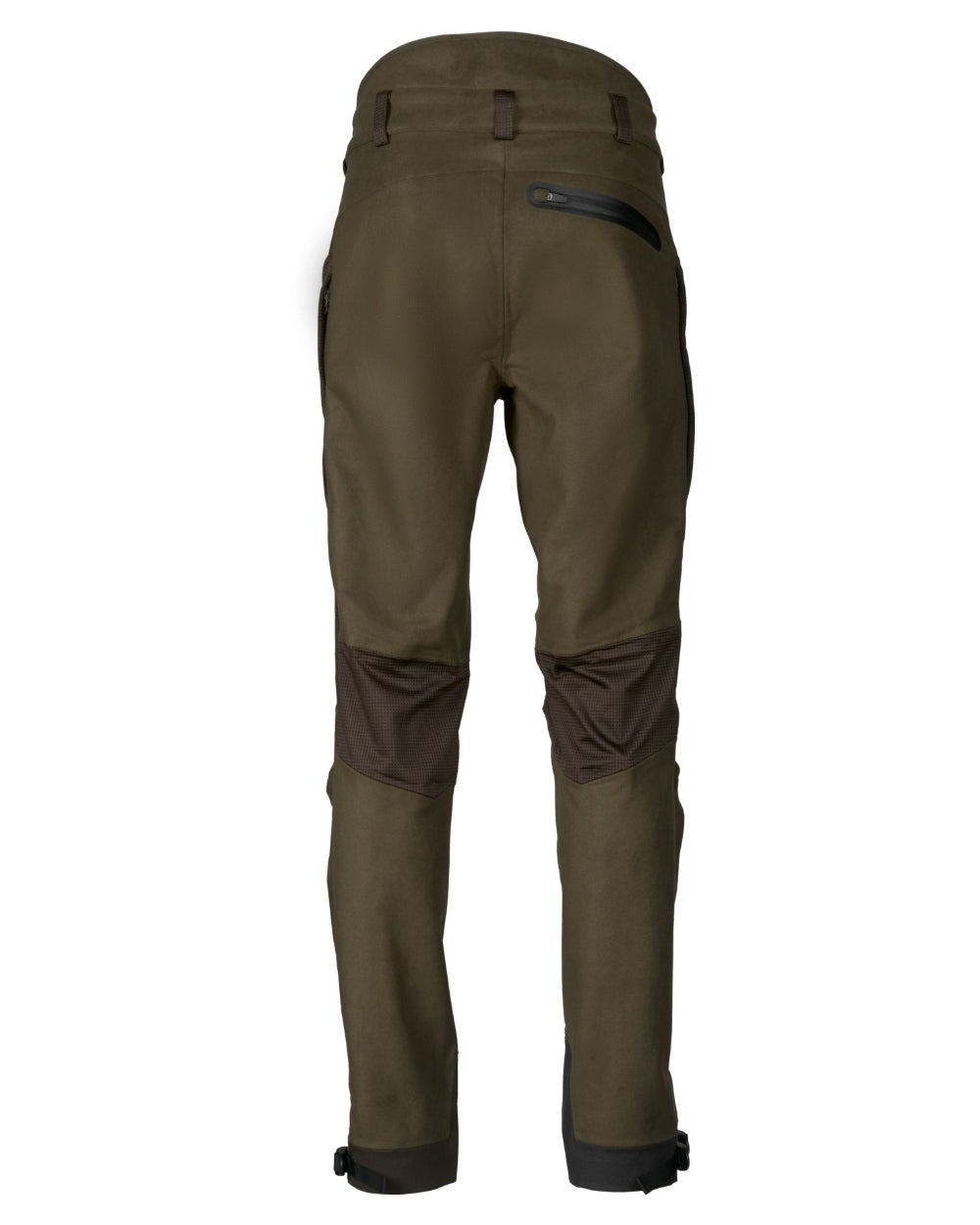 Pine Green Coloured Seeland Climate Hybrid Waterproof Trousers on white background #colour_pine-green