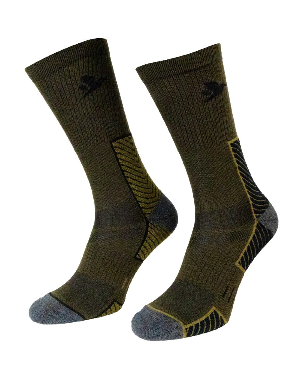 Pine Green Military Olive
Coloured Seeland Field Merino Socks Twin Pack on White Background
#colour_pine-green-military-olive