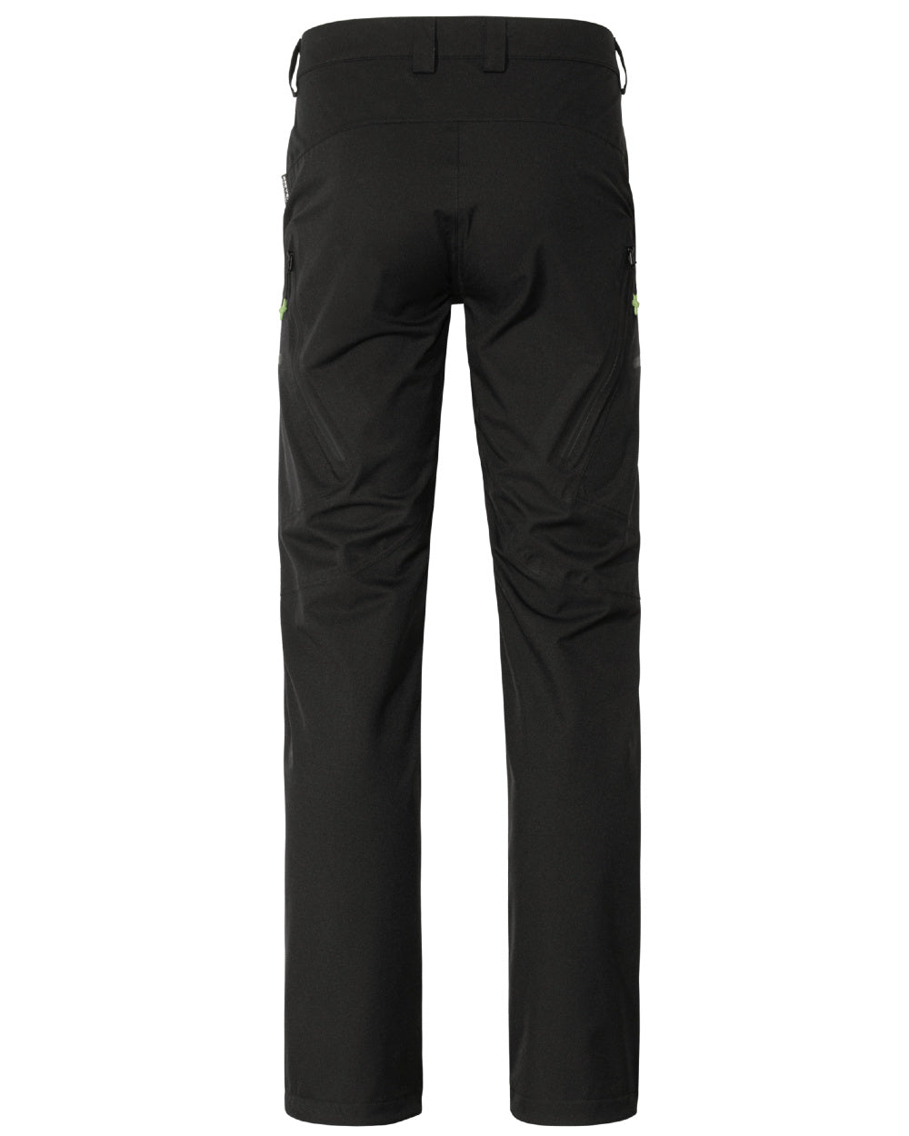 Black Coloured Seeland Hawker Light Explore Trousers on white background #colour_black
