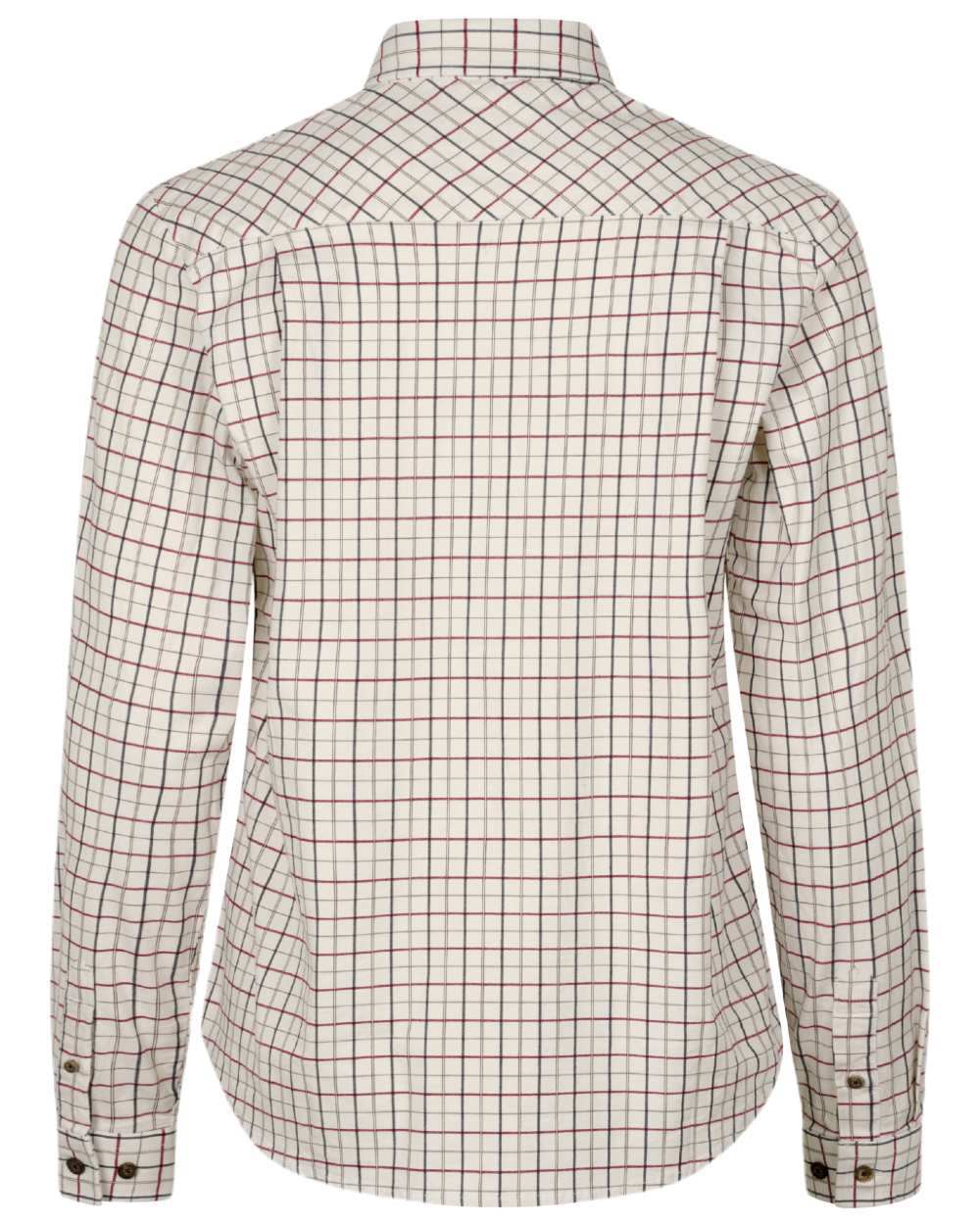 Cabernet Blue Check Coloured Seeland Kerry Shooting Shirt on white background #colour_cabernet-blue-check
