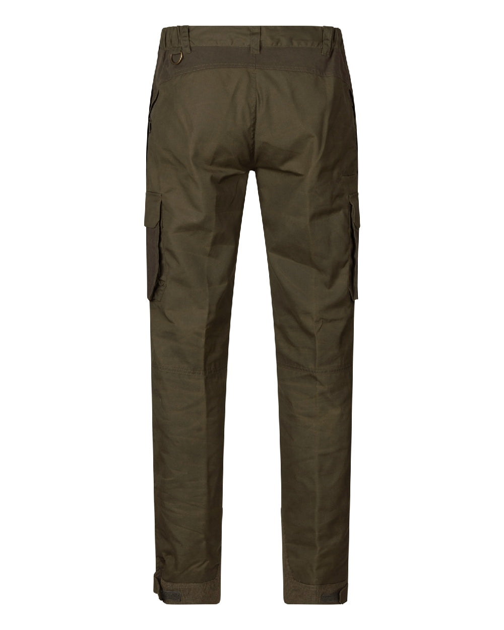 Pine Green Dark Brown Coloured Seeland Key-Point Elements Trousers on white background #colour_pine-green-dark-brown