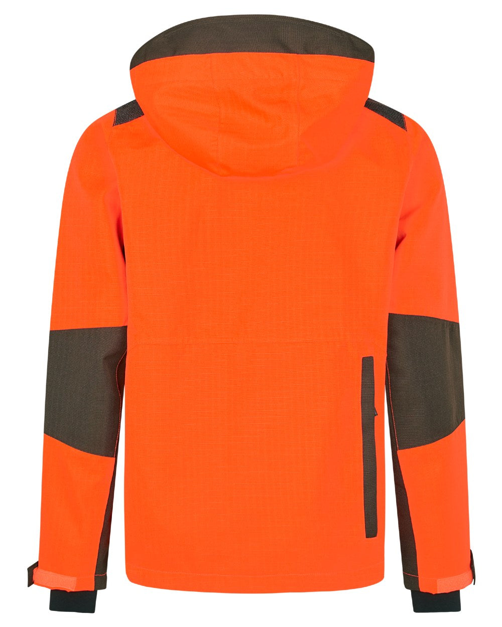 Orange Blaze Coloured Seeland Mens Venture Serac Jacket on white background #colour_orange-blaze
