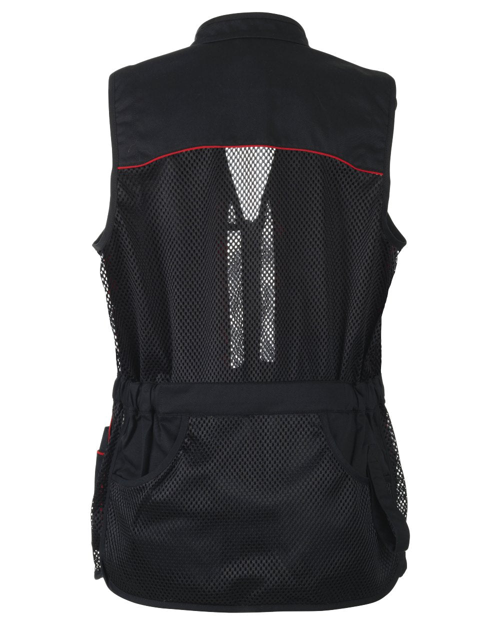 Black coloured Seeland Skeet II Waistcoat on white background #colour_black