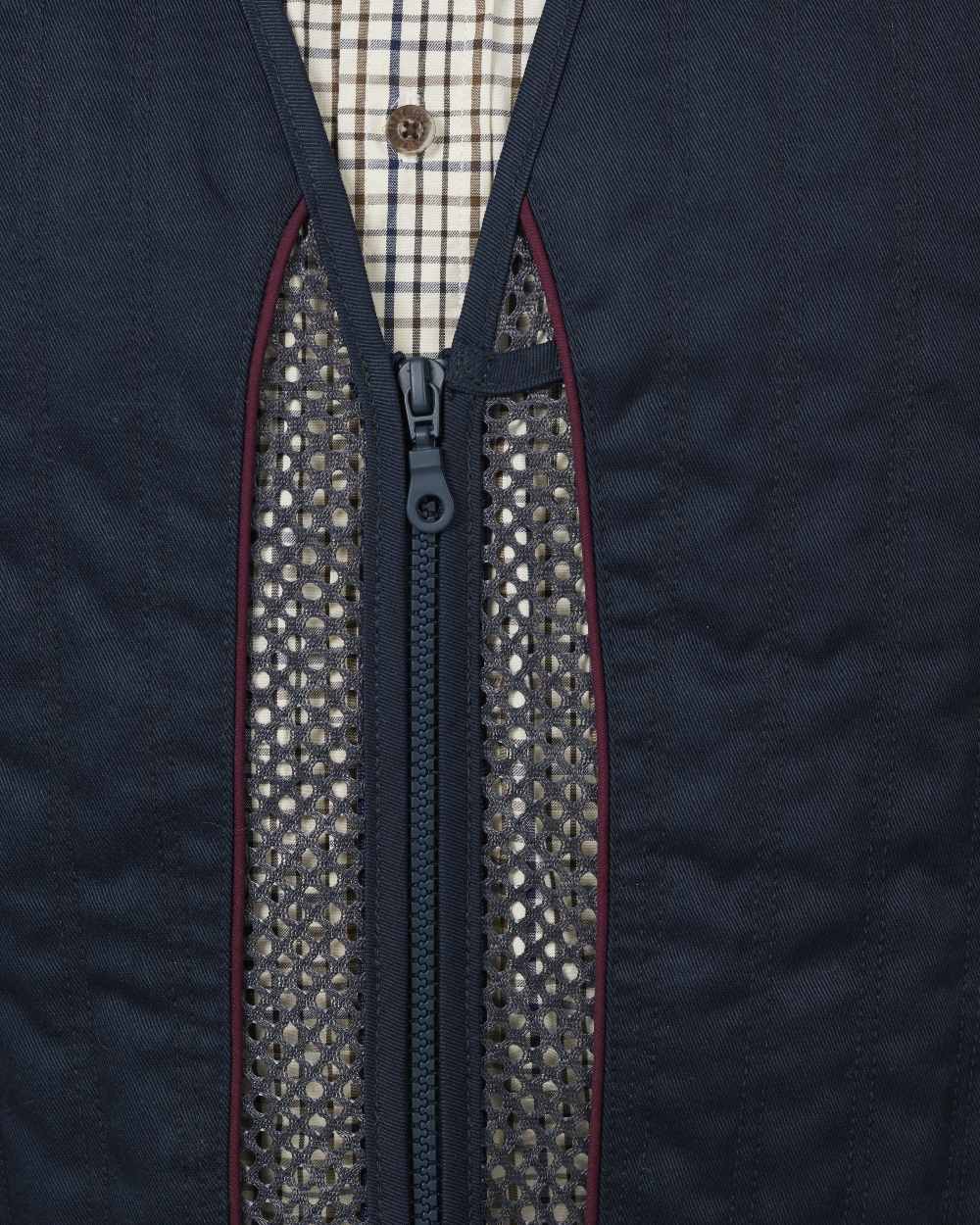 Classic Blue coloured Seeland Skeet II Waistcoat on white background #colour_classic-blue