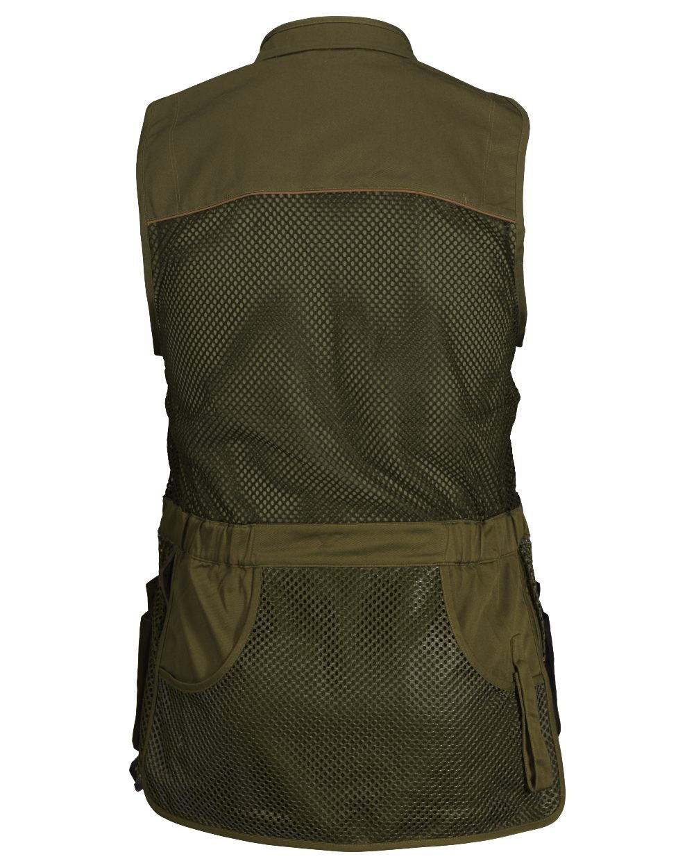 Duffel Green coloured Seeland Skeet II Waistcoat on white background #colour_duffel-green