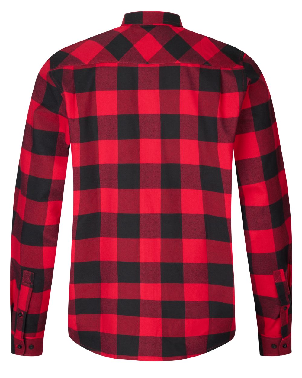Red Check Coloured Seeland Toronto Shirt on White background #colour_red-check