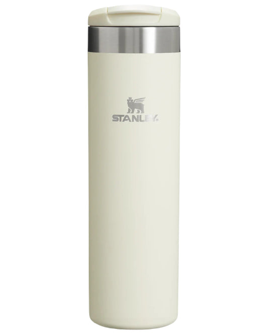 Cream Gloss coloured Stanley AeroLight Transit Mug 0.6L on white background #colour_cream-gloss