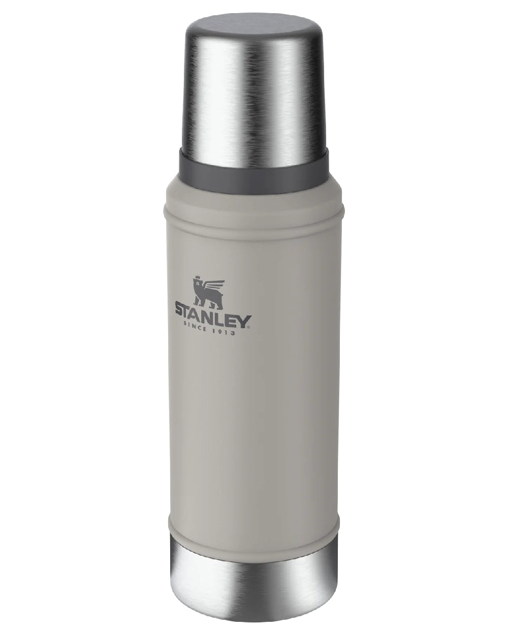 Ash coloured Stanley Classic Legendary Bottle 0.75L on white background #colour_ash