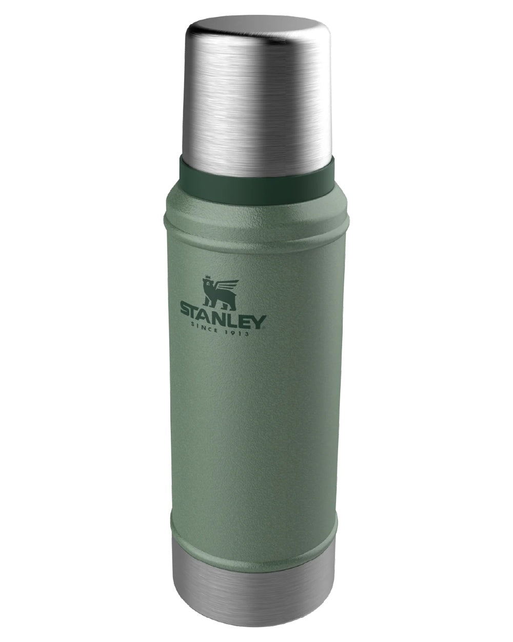 Hammertone Green coloured Stanley Classic Legendary Bottle 0.75L on white background #colour_hammertone-green