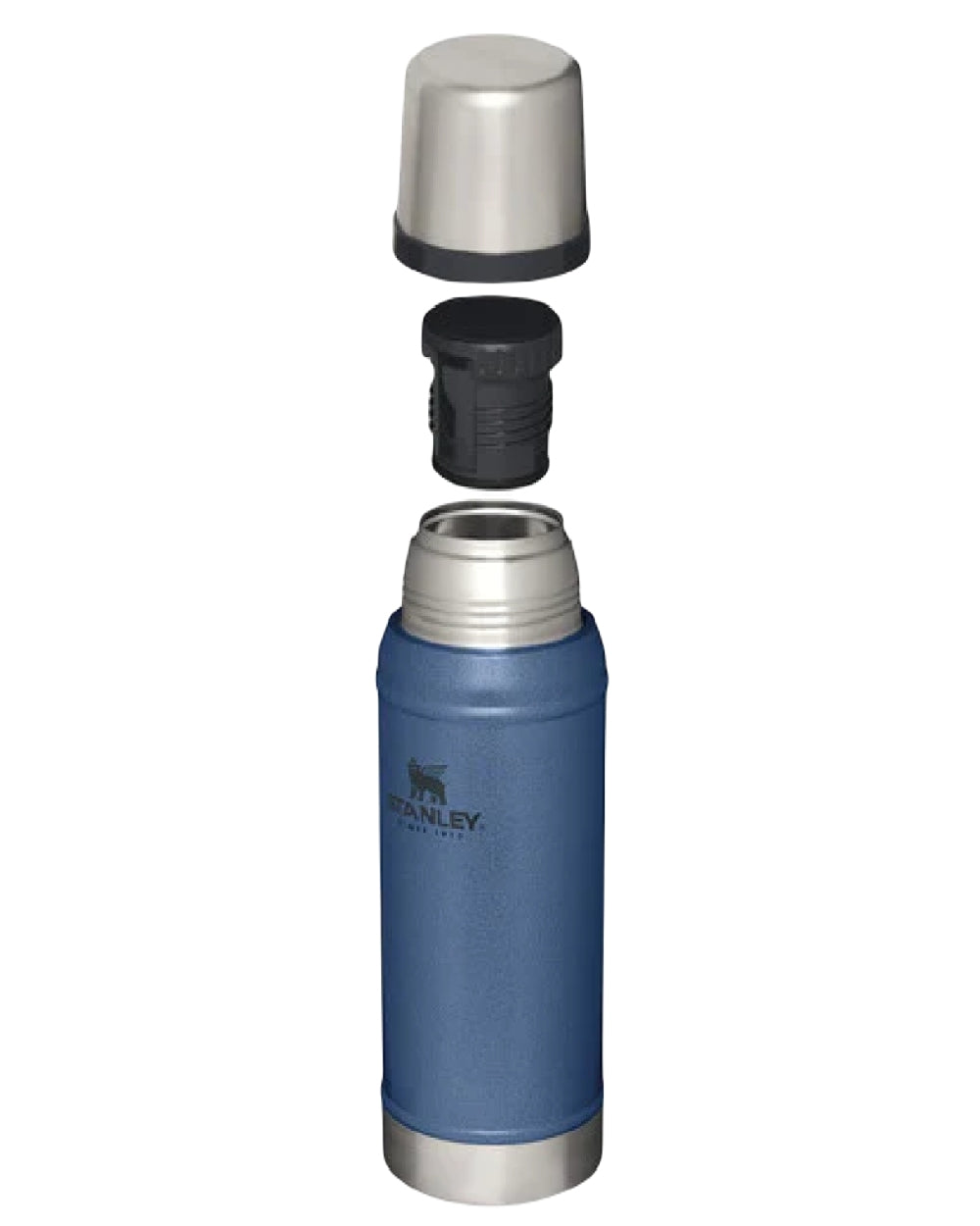 Hammertone Lake coloured Stanley Classic Legendary Bottle 0.75L on white background #colour_hammertone-lake