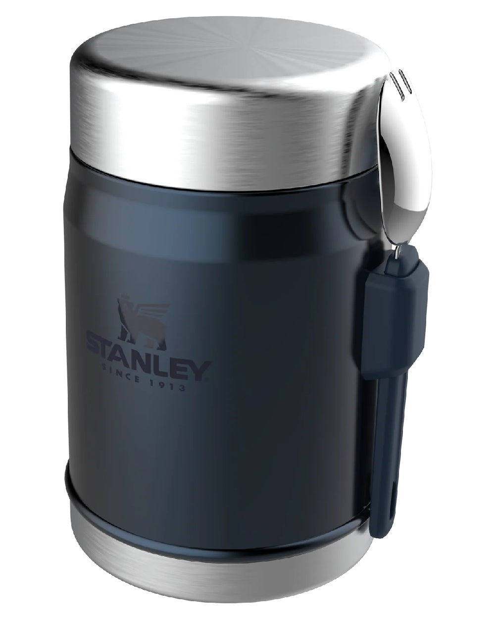 Nightfall coloured Stanley Classic Legendary Food Jar and Spork 0.4L on white background #colour_nightfall