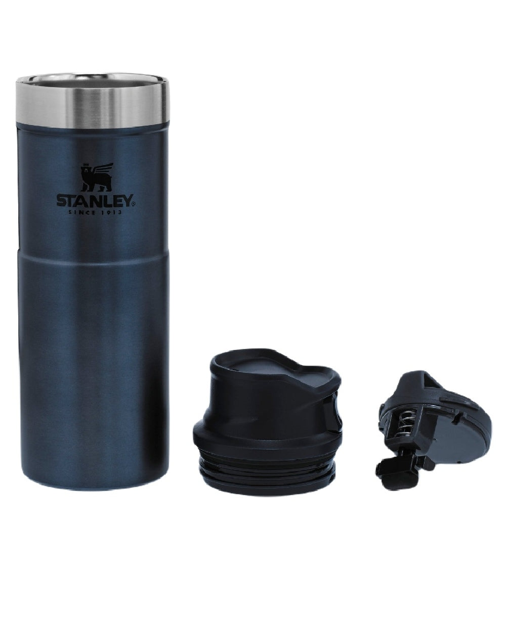 Nightfall coloured Stanley Classic Trigger Action Travel Mug 0.47L on white background #colour_nightfall