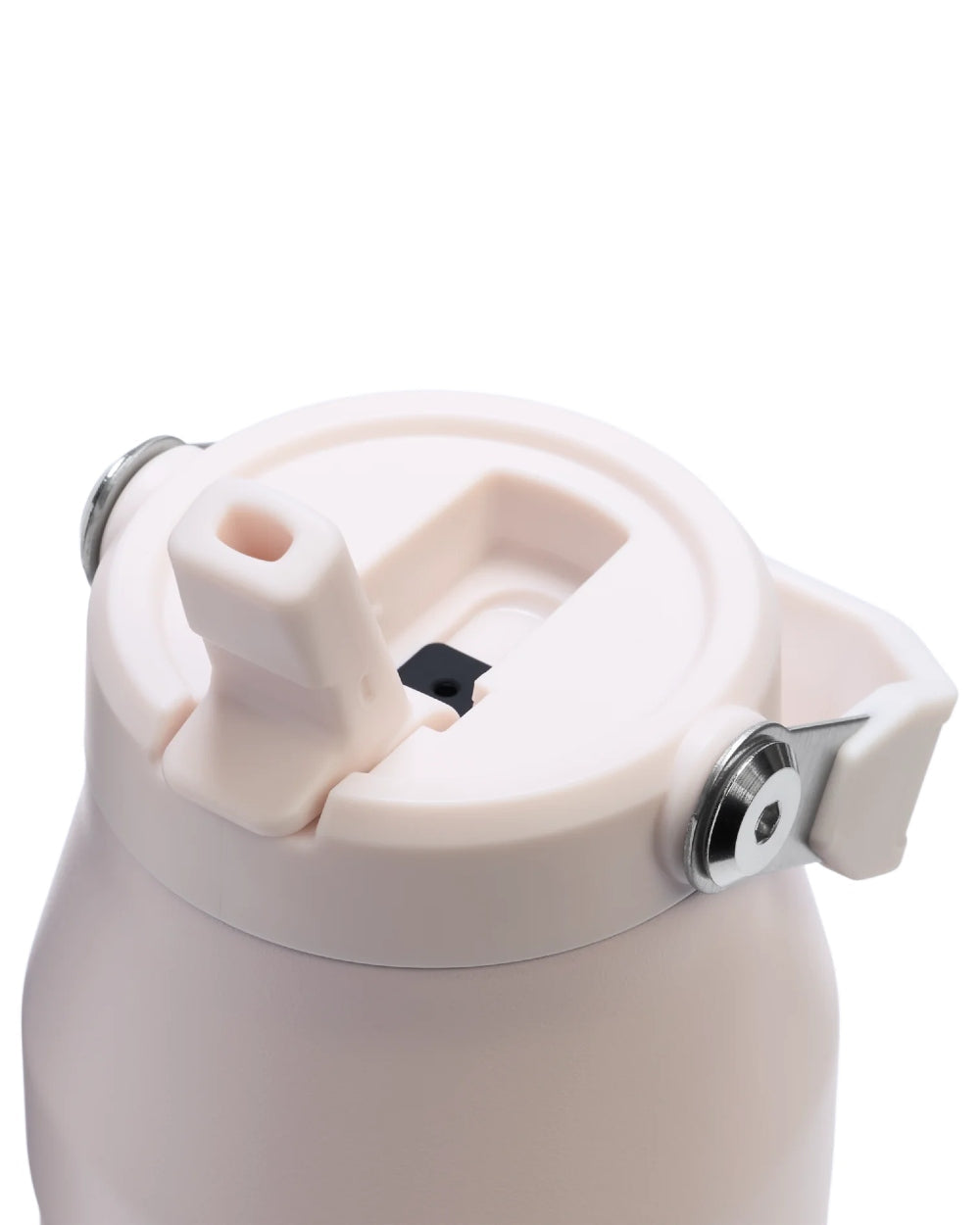 Rose Quartz coloured The IceFlow Bottle Flip Straw 2 1.06L on white background #colour_rose-quartz