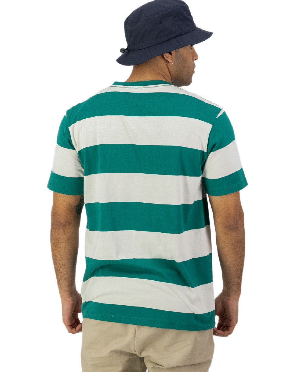 Navy Coloured Swanndri Murrays Bay V2 Bucket Hat on white background #colour_navy