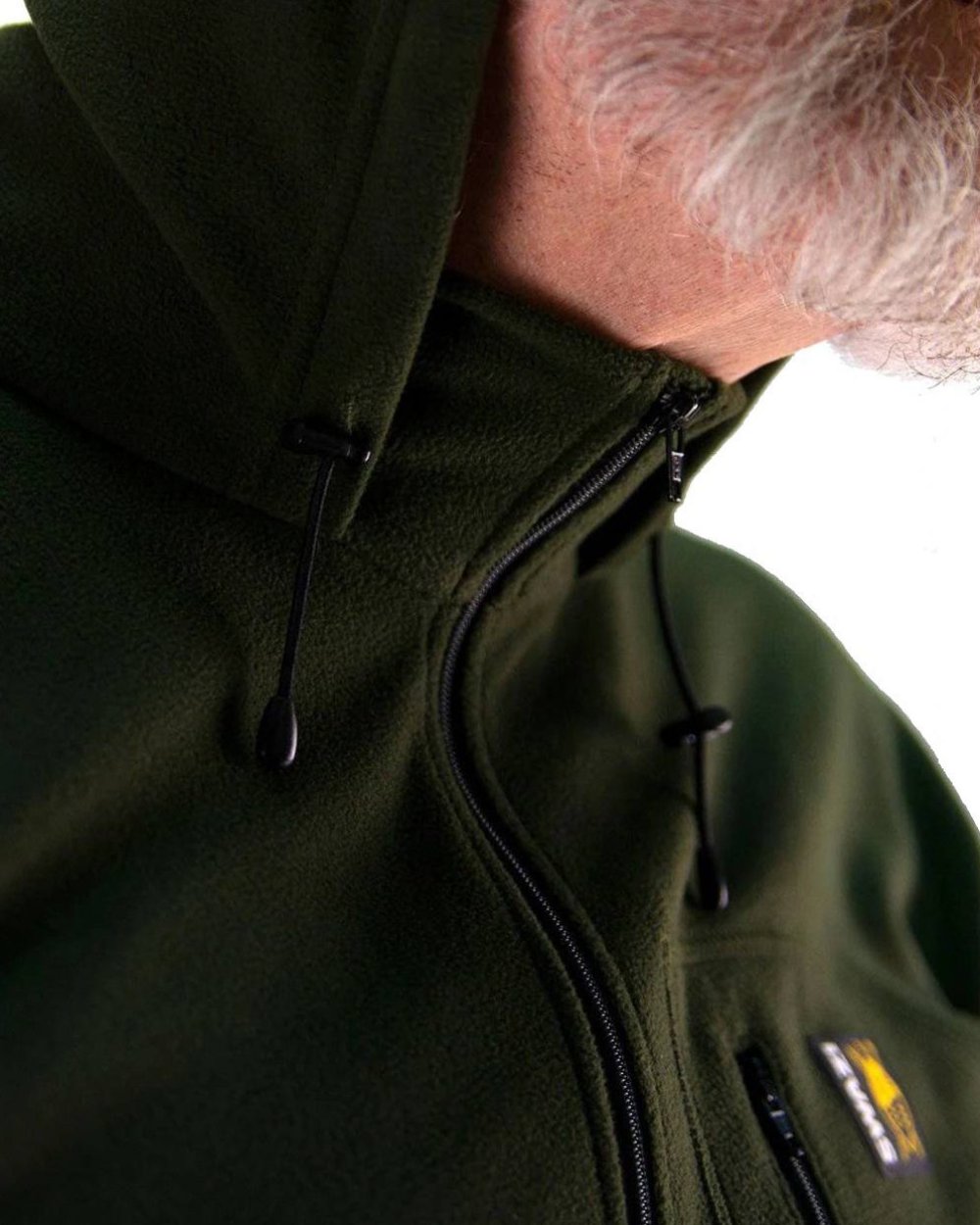 Olive Coloured Swazi Brocco Shirt on white background #colour_olive