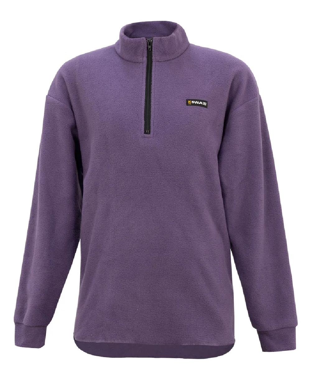 Wisteria coloured Swazi Kids Micro Shirt on white background #colour_wisteria