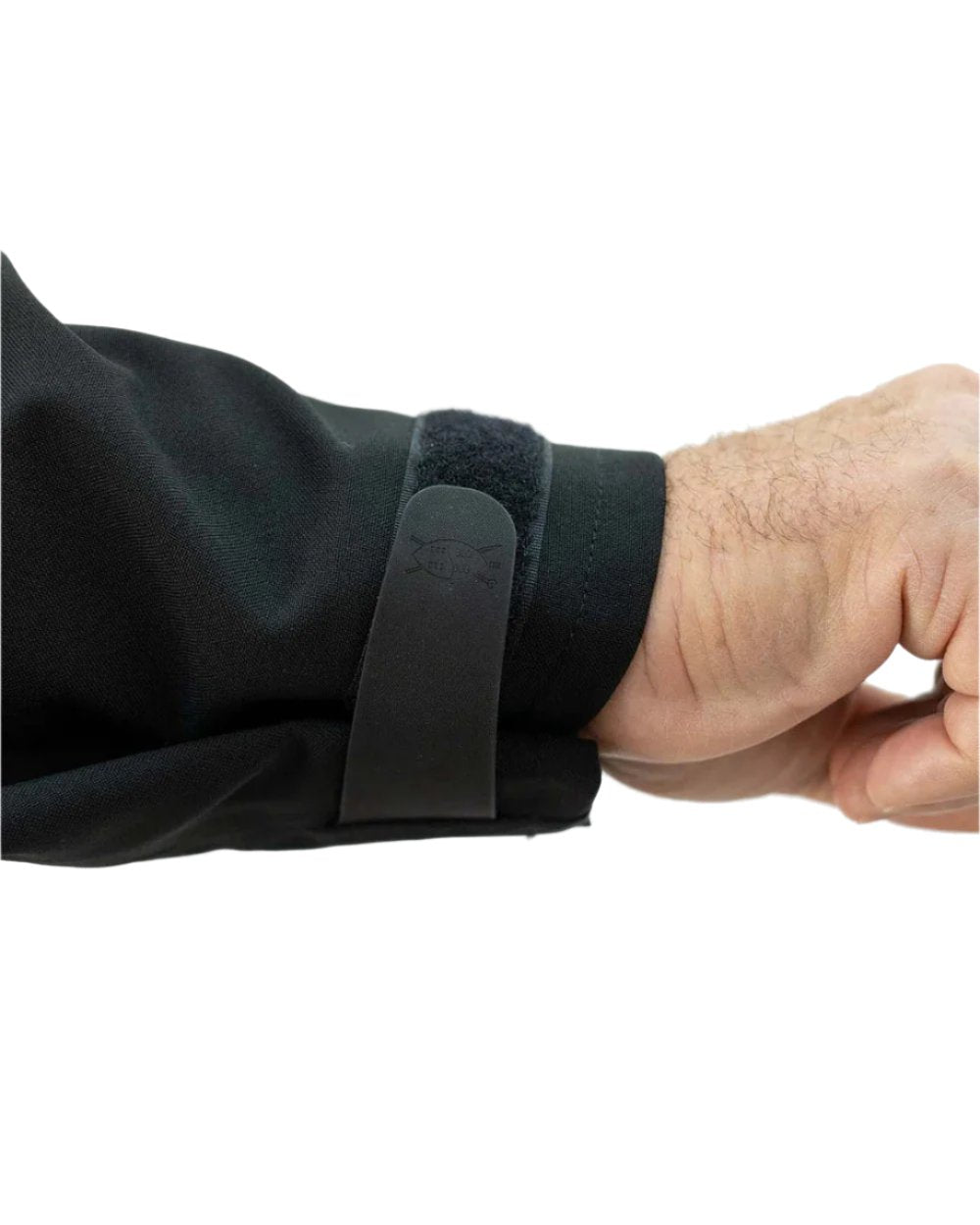 Blaze Black Swazi Mens Huron Anorak on white background #colour_blaze-black