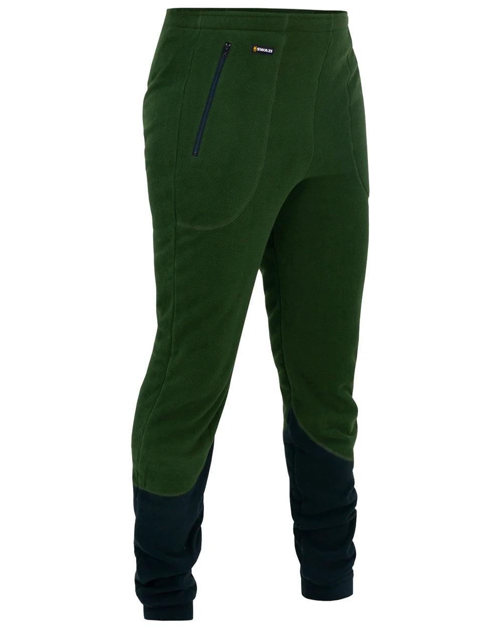 Olive Black coloured Swazi Mens Huttie Pants on white background #colour_olive-black