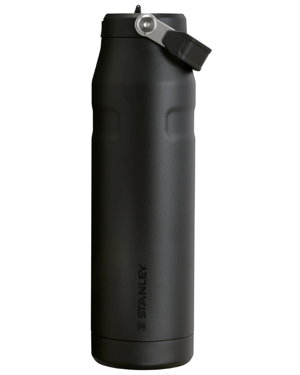 Black coloured The IceFlow Bottle Flip Straw 2 1.06L on white background #colour_black