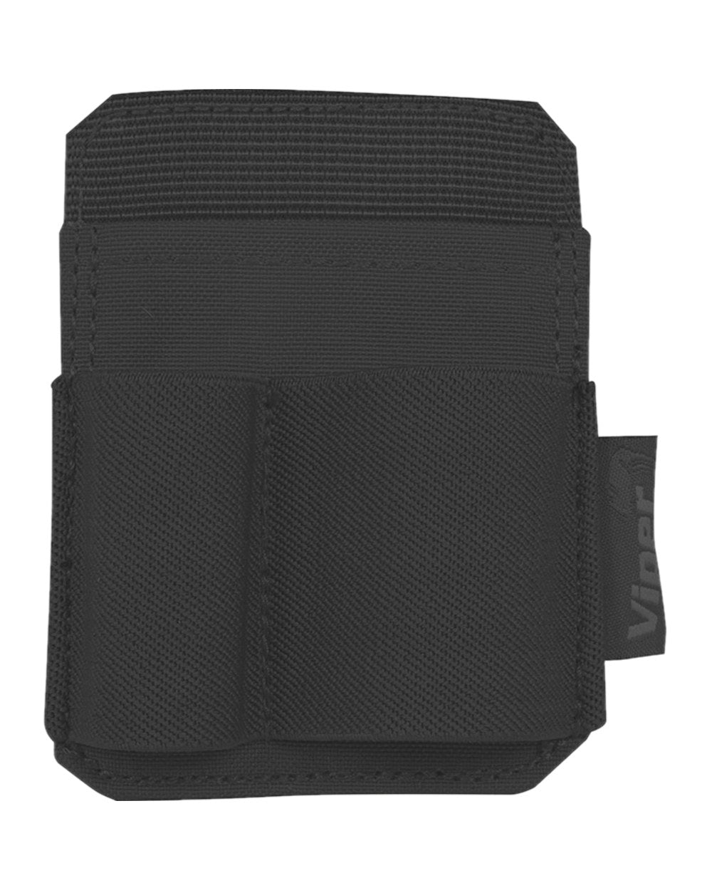 Black Coloured Viper Accessory Holder Patch on white background #colour_black