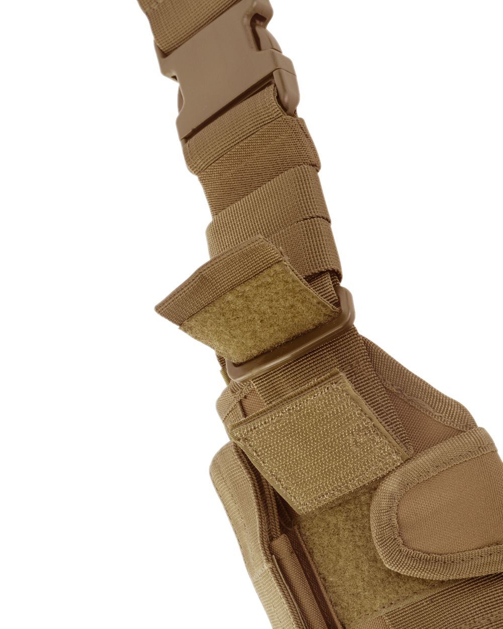 Coyote Coloured Viper Adjustable Holster on white background #colour_coyote