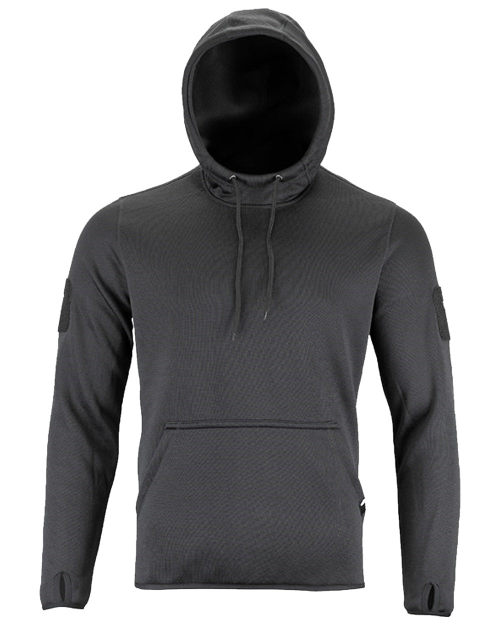 Black Coloured Viper Armour Hoodie on white background #colour_black