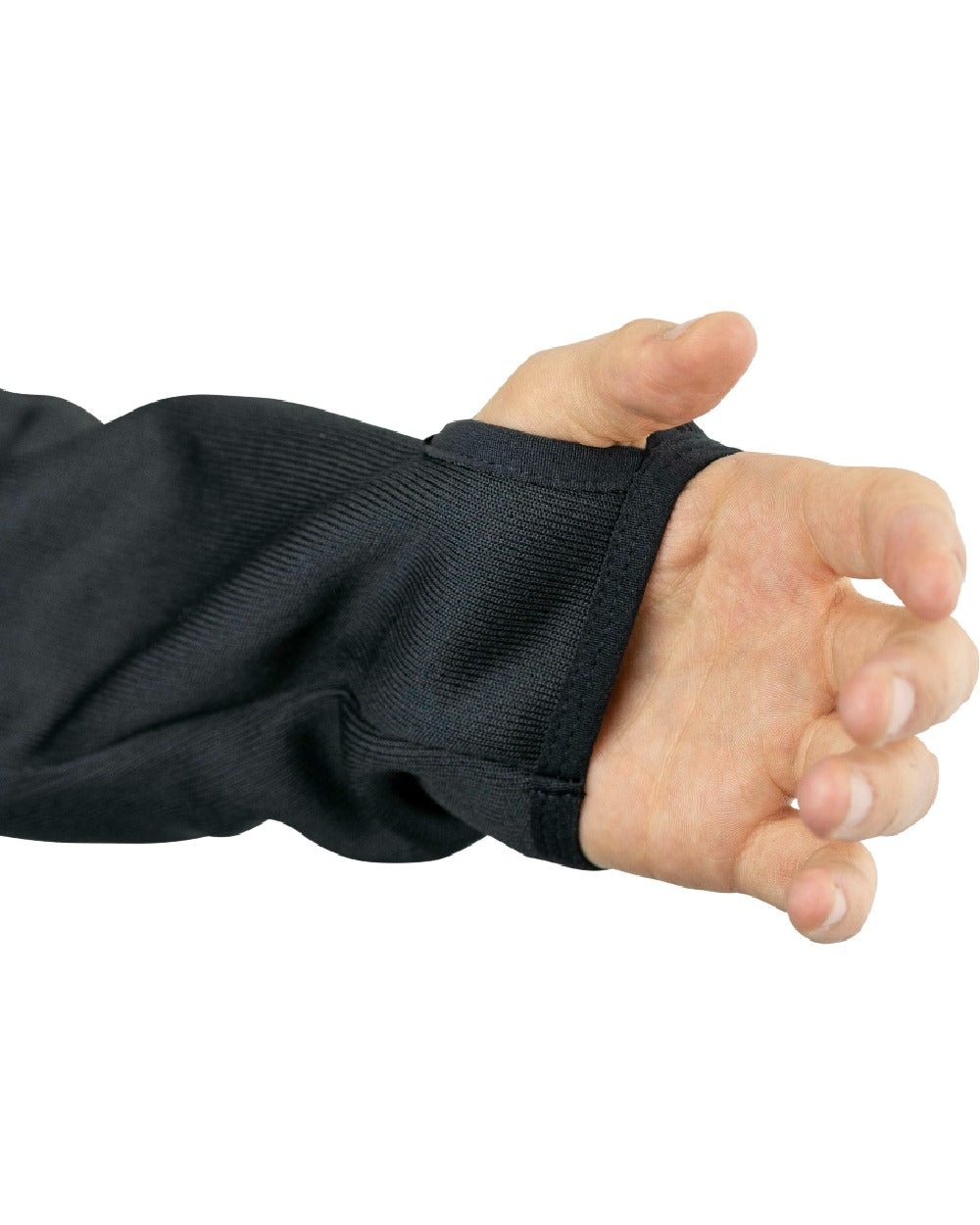 Black Coloured Viper Armour Hoodie on white background #colour_black