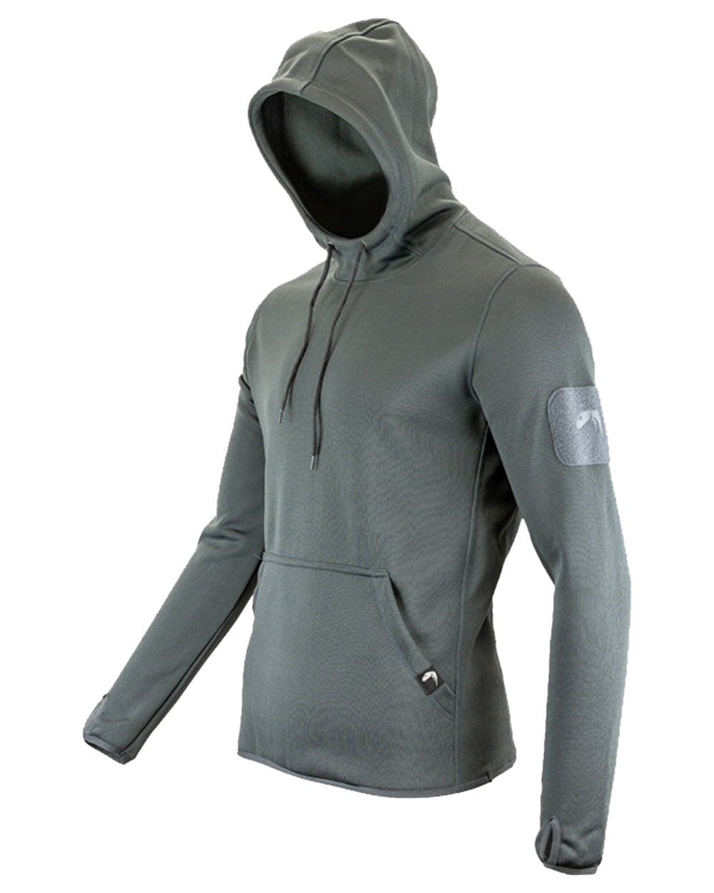 Titanium Coloured Viper Armour Hoodie on white background #colour_titanium