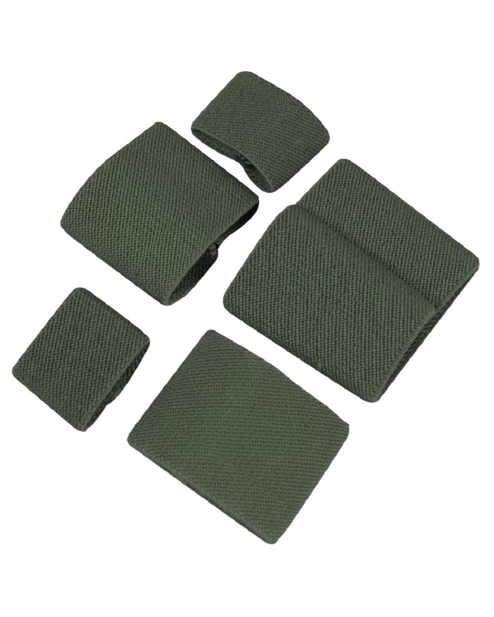 Green Coloured Viper Buckle Tidy Set on white background #colour_green