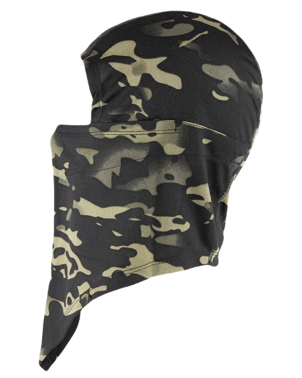 VCAM Black Coloured Viper Covert Balaclava on white background #colour_vcam-black