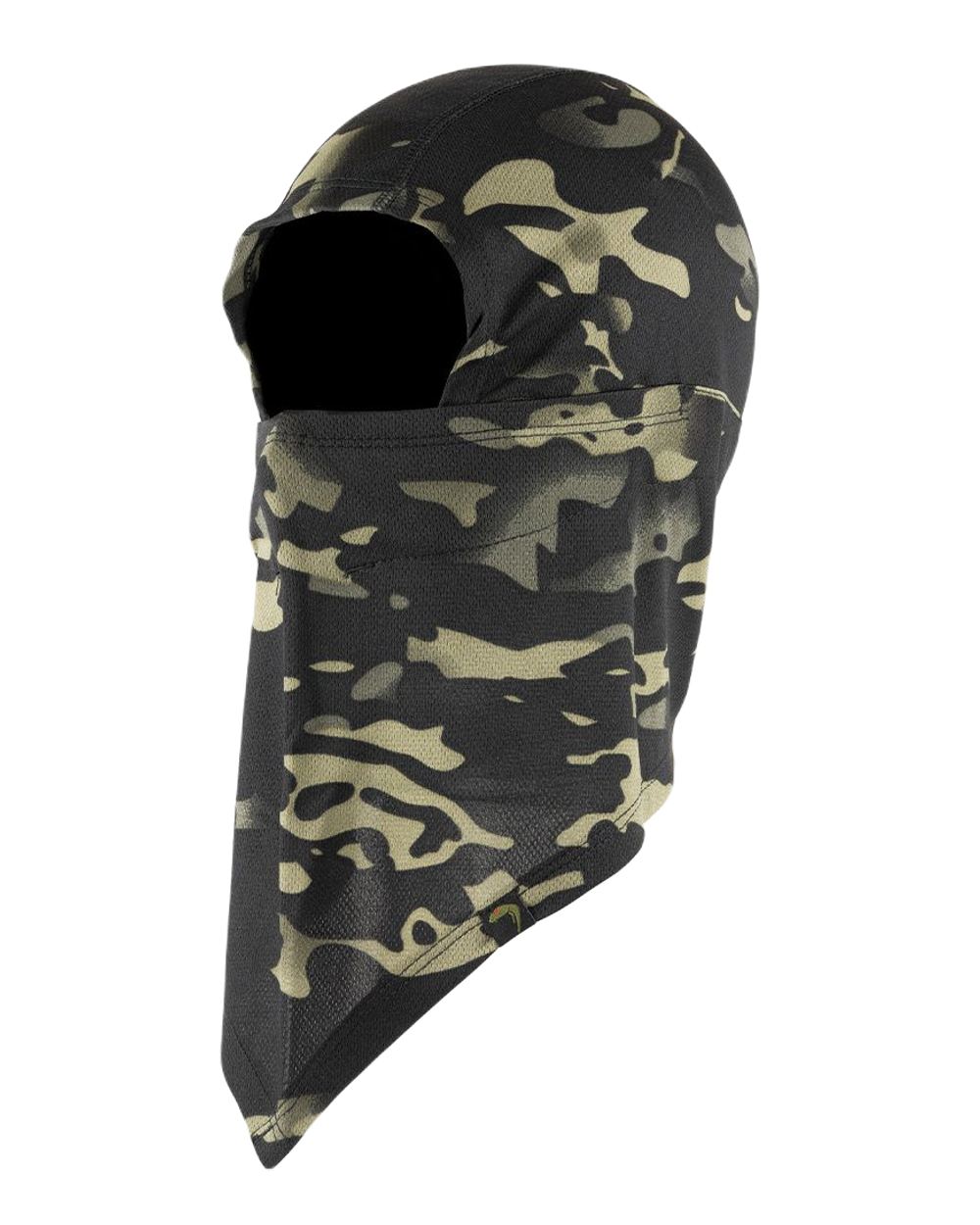 VCAM Black Coloured Viper Covert Balaclava on white background #colour_vcam-black