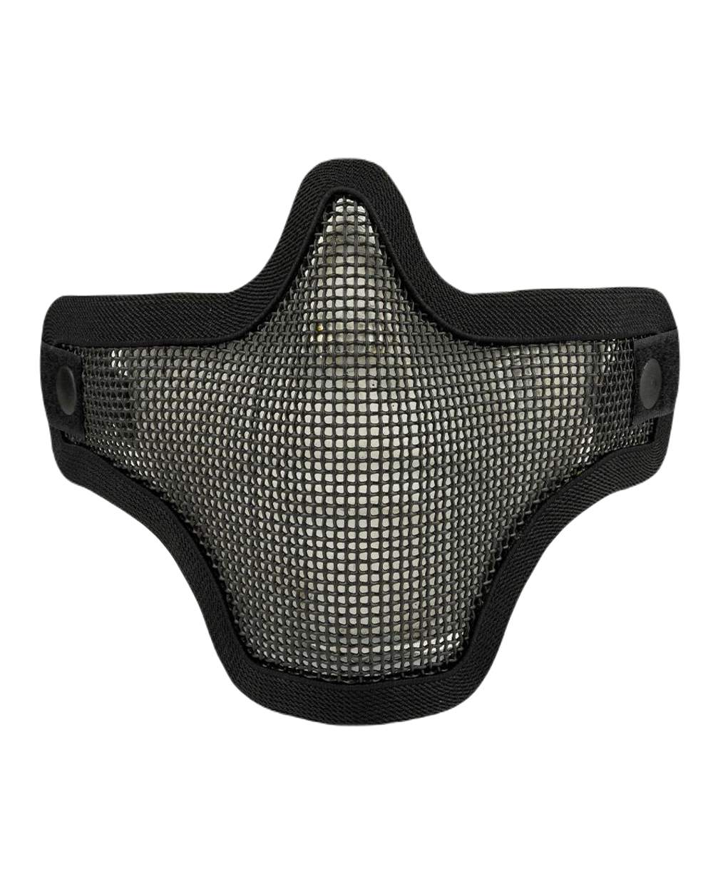 Black Coloured Viper Crossteel Face Mask on white background #colour_black