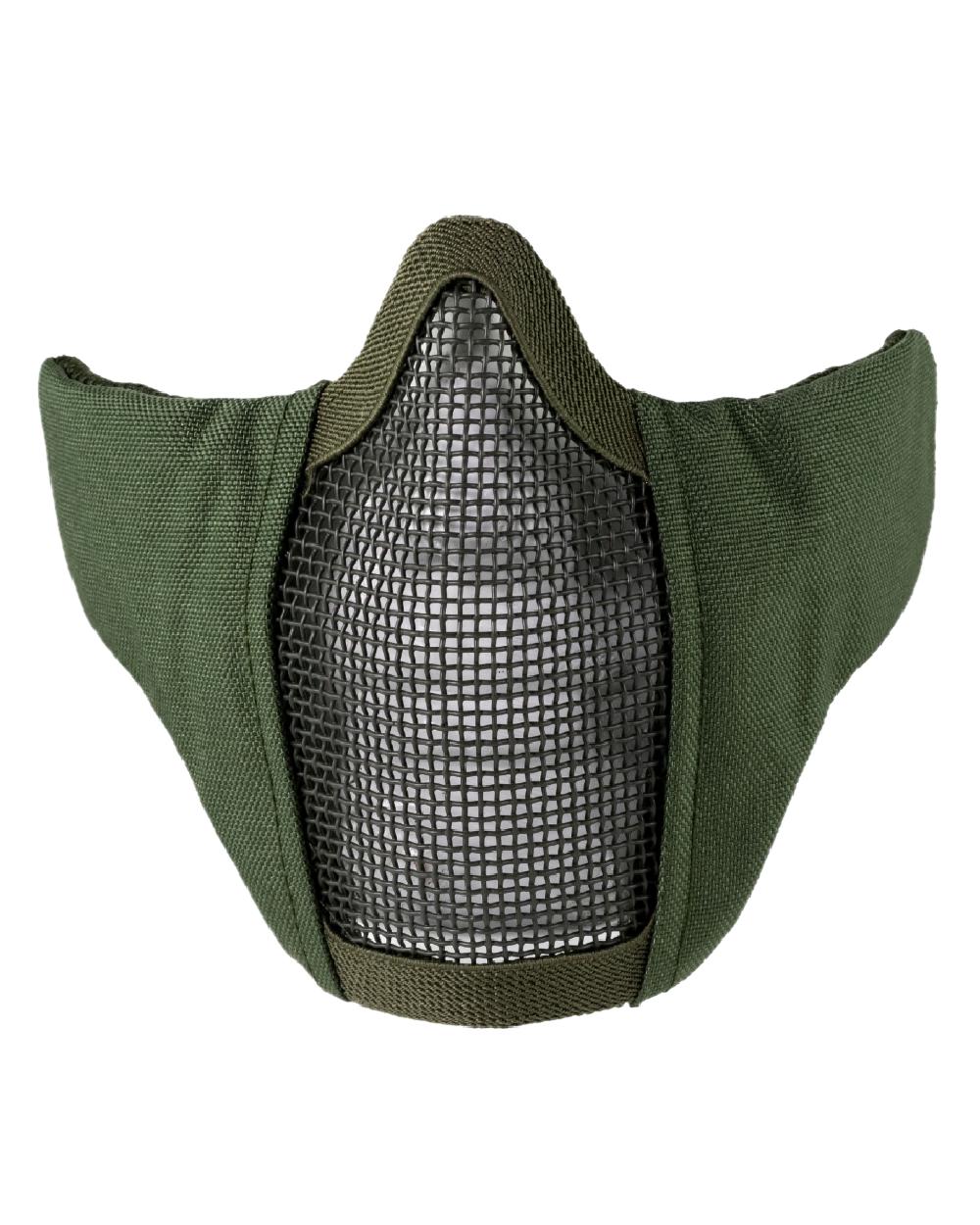 Green Coloured Viper Crossteel Face Mask Gen2 on white background #colour_green