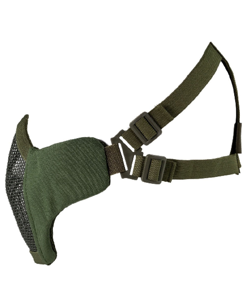 Green Coloured Viper Crossteel Face Mask Gen2 on white background #colour_green