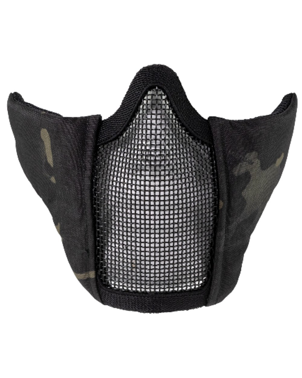 VCAM Black Coloured Viper Crossteel Face Mask Gen2 on white background #colour_vcam-black
