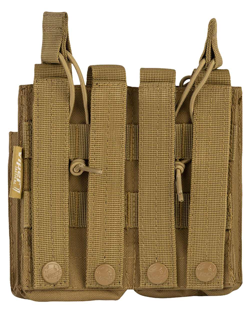 Coyote Coloured Viper Double Duo Mag Pouch on white background #colour_coyote