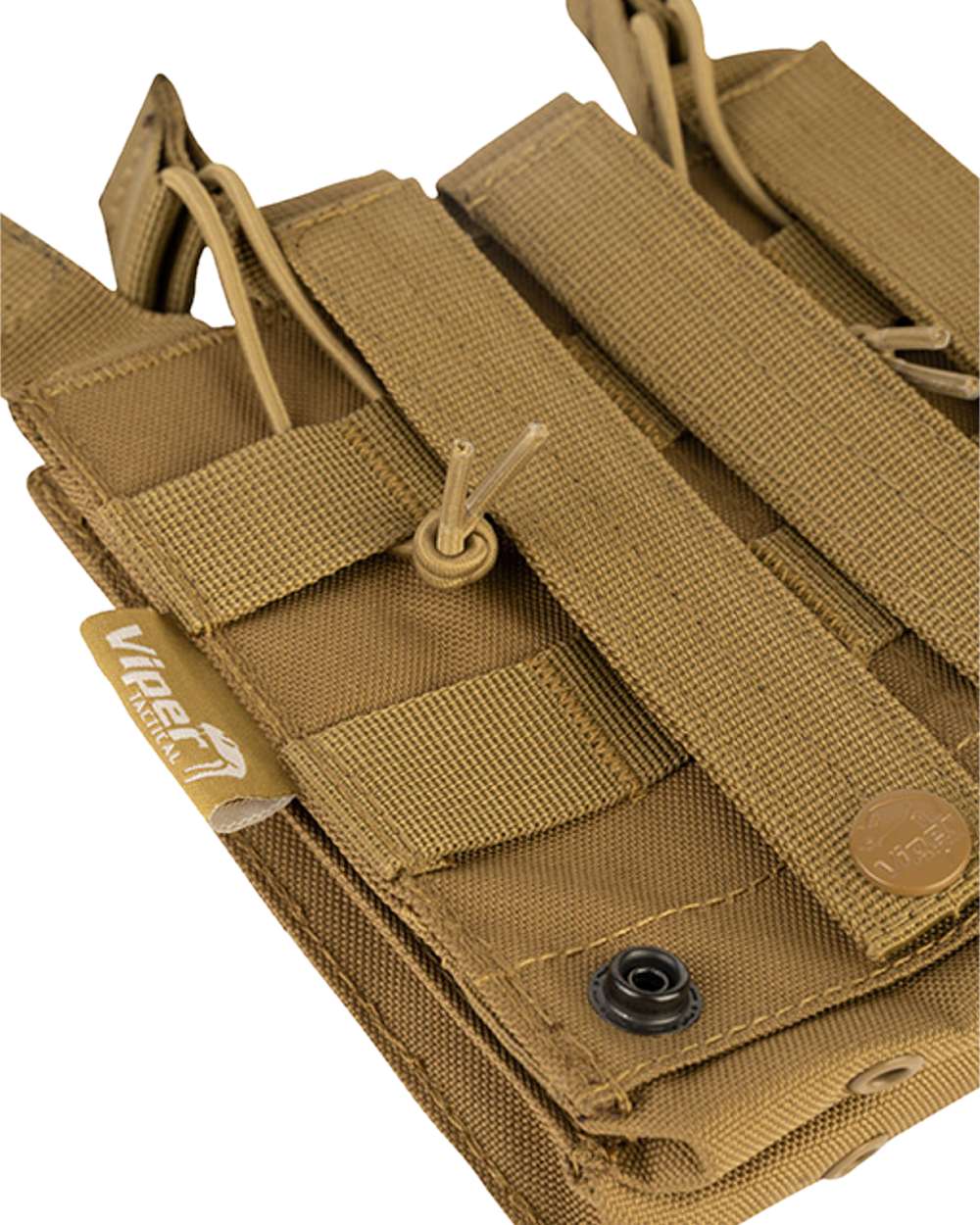 Coyote Coloured Viper Double Duo Mag Pouch on white background #colour_coyote