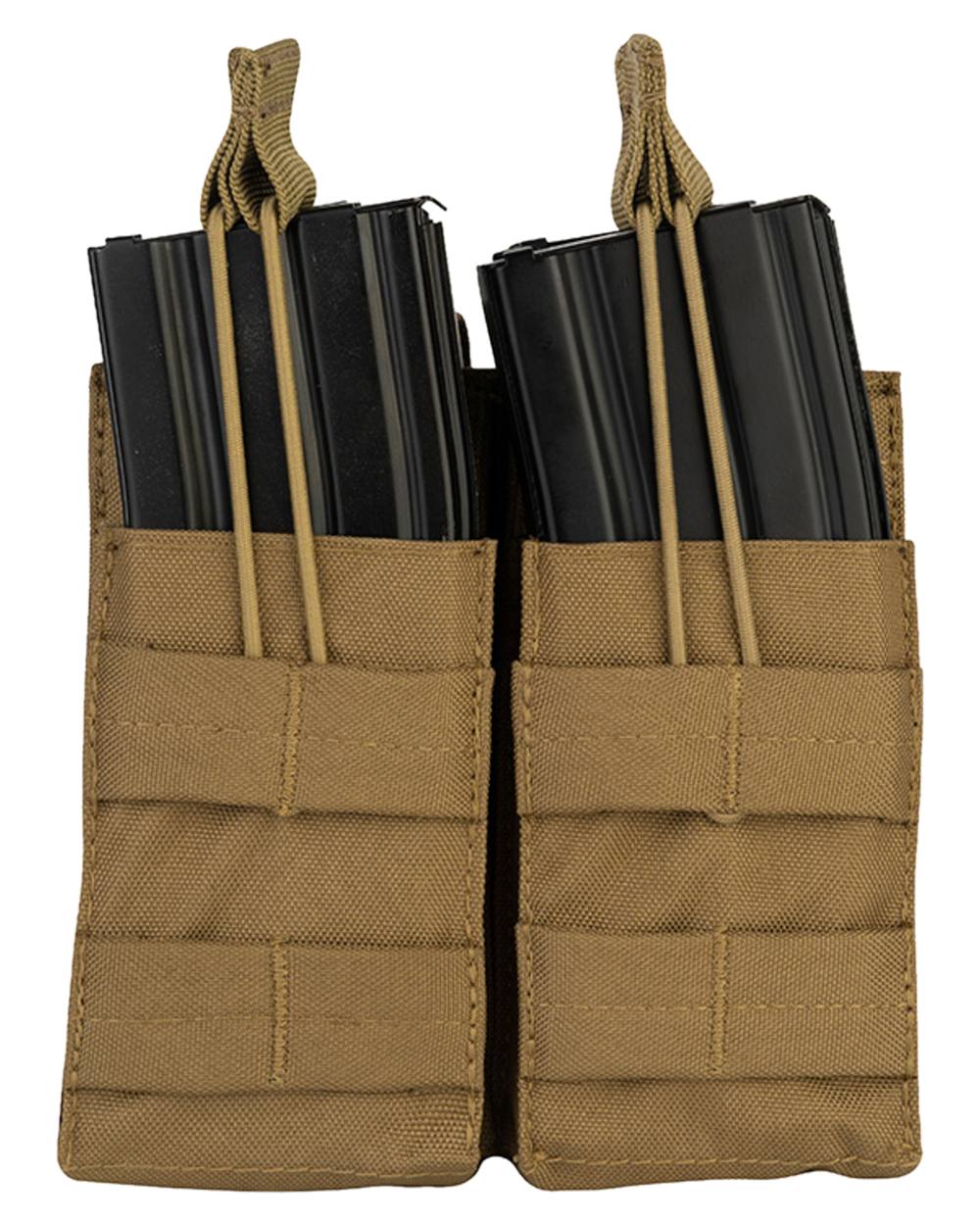 Coyote Coloured Viper Double Duo Mag Pouch on white background #colour_coyote