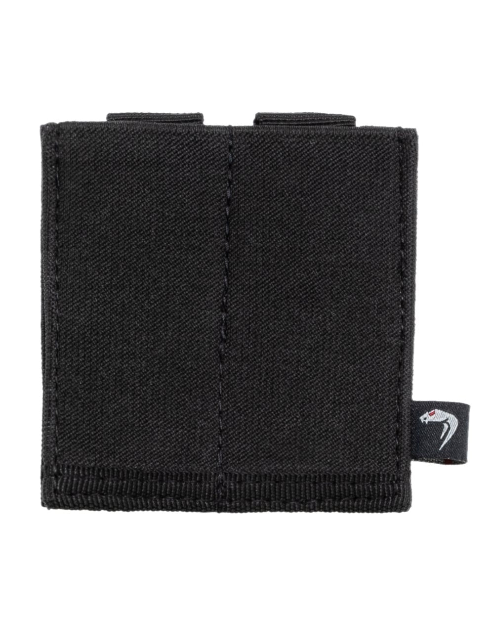 Black Coloured Viper Double Pistol Mag Plate on white background #colour_black