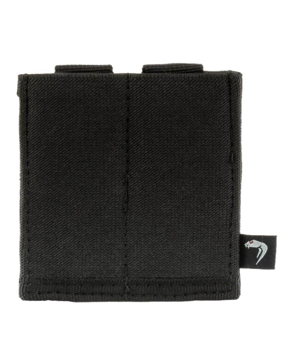 Black Coloured Viper Double Pistol Mag Plate on white background #colour_black