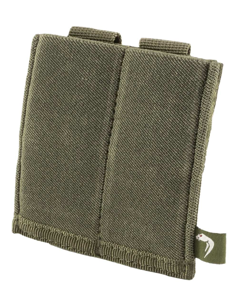 Green Coloured Viper Double Pistol Mag Plate on white background #colour_green