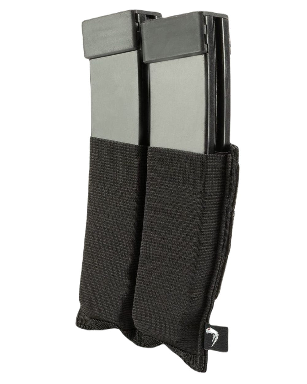 Black Coloured Viper Double SMG Mag Plate on white background #colour_black