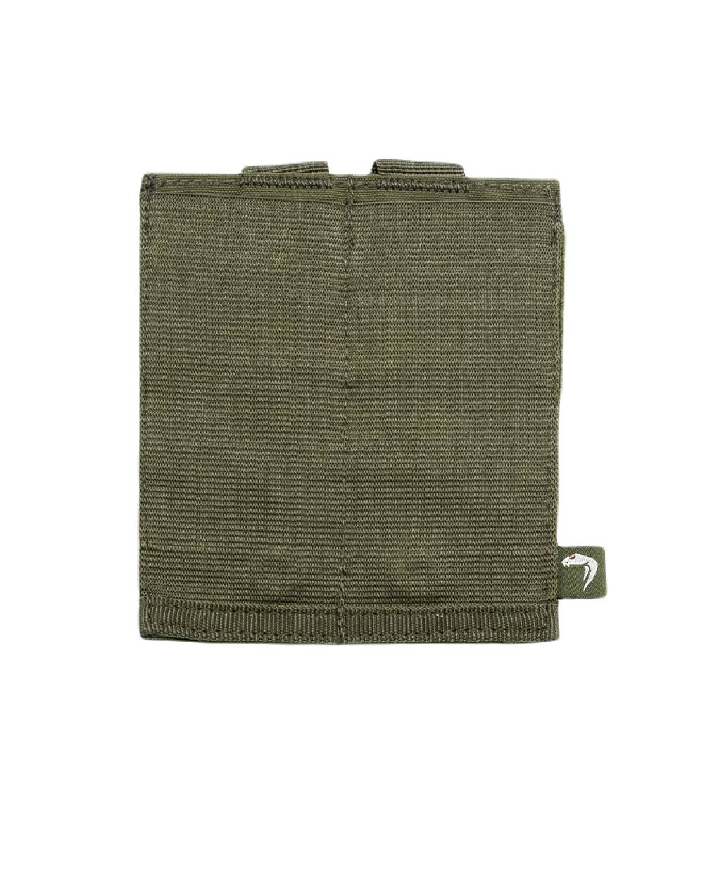 Green Coloured Viper Double SMG Mag Plate on white background #colour_green