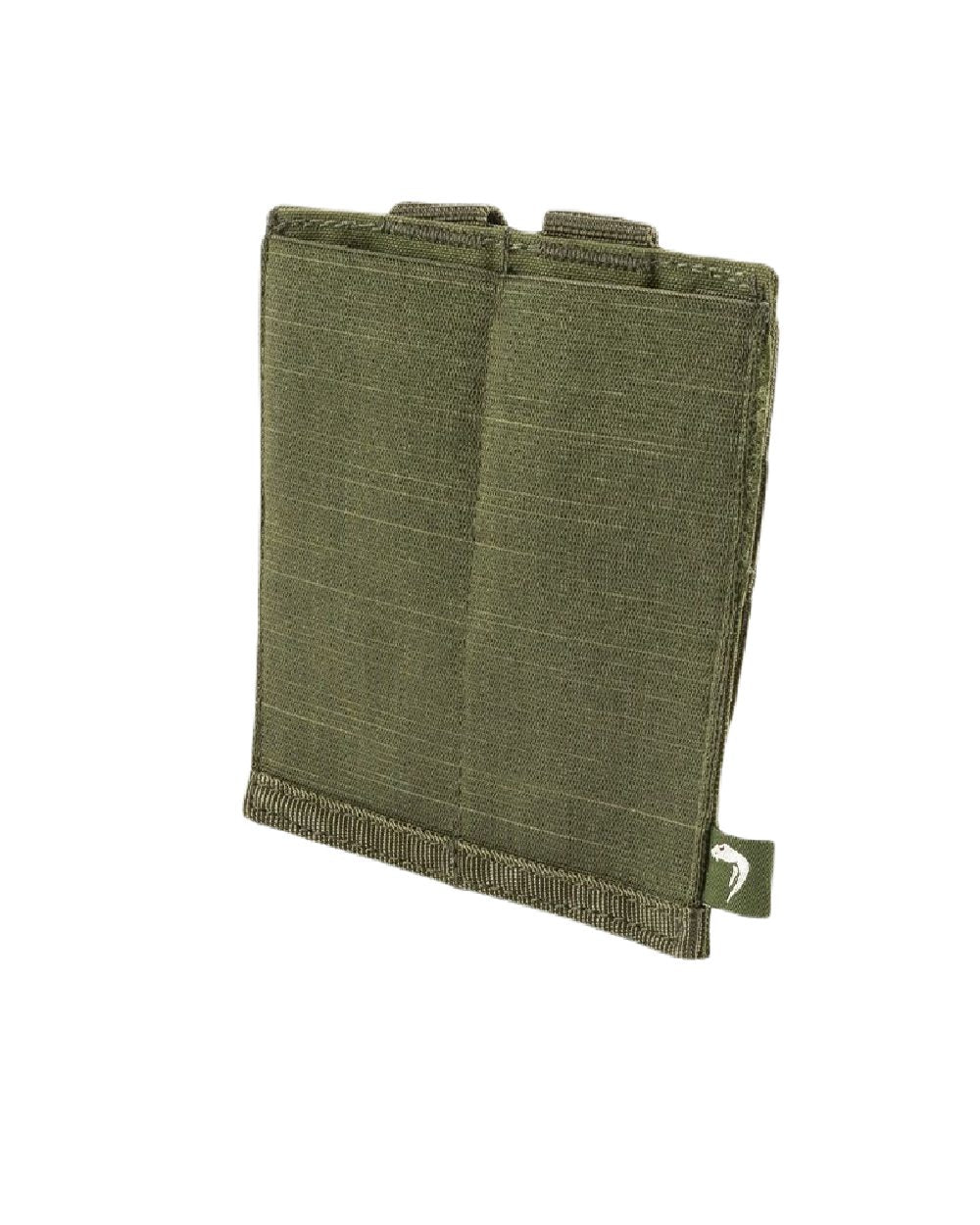 Green Coloured Viper Double SMG Mag Plate on white background #colour_green