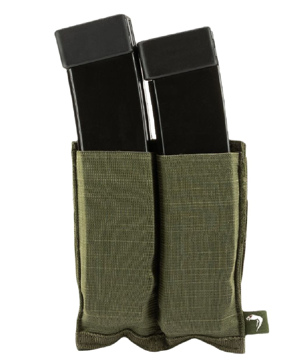 Green Coloured Viper Double SMG Mag Plate on white background #colour_green