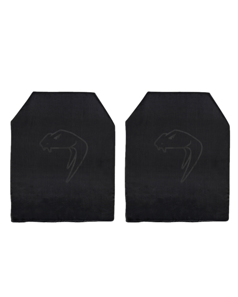 Black Coloured Viper Dummy Plates on white background #colour_black