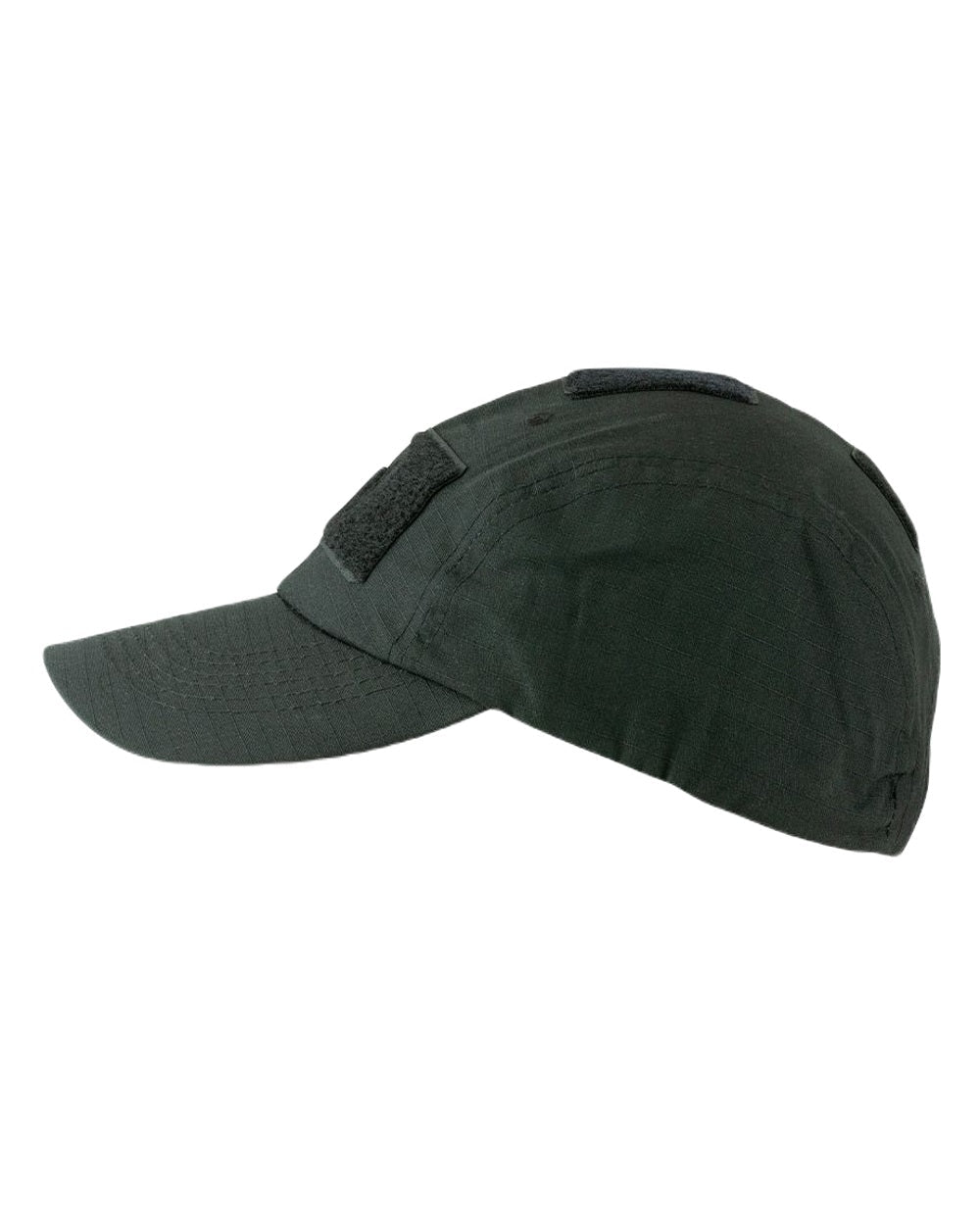 Black Coloured Viper Elite Baseball Hat on white background #colour_black